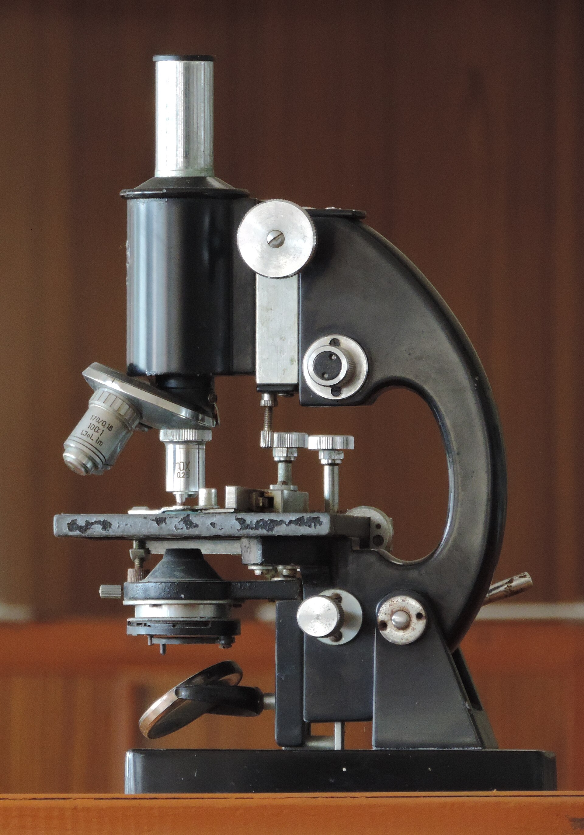 Grote foto van een microscoop